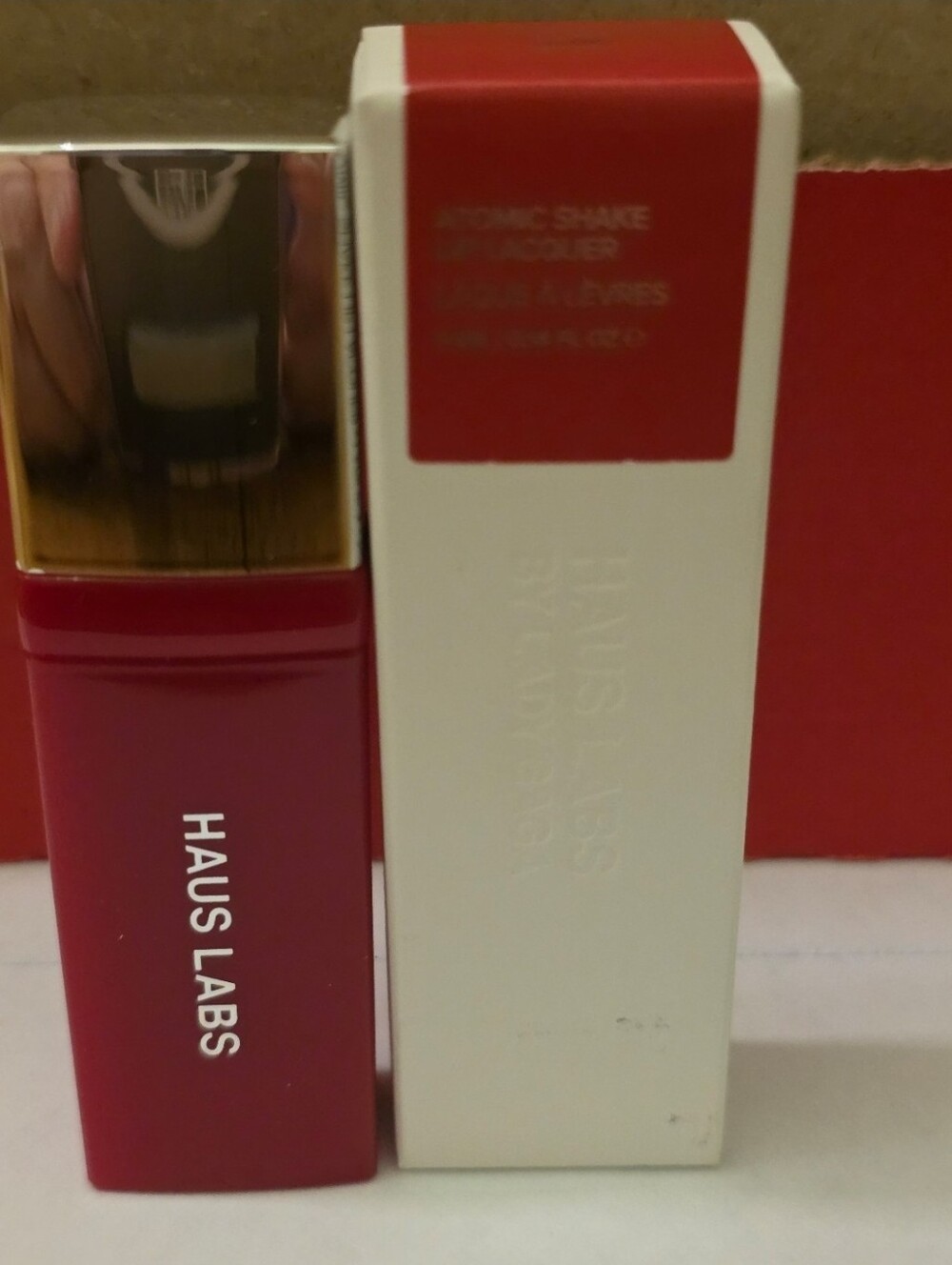HAUS LABS BY LADY GAGA Atomic Shake High-Shine Longwear Lip Lacquer RUBY. BNIB - Picture 3 of 5